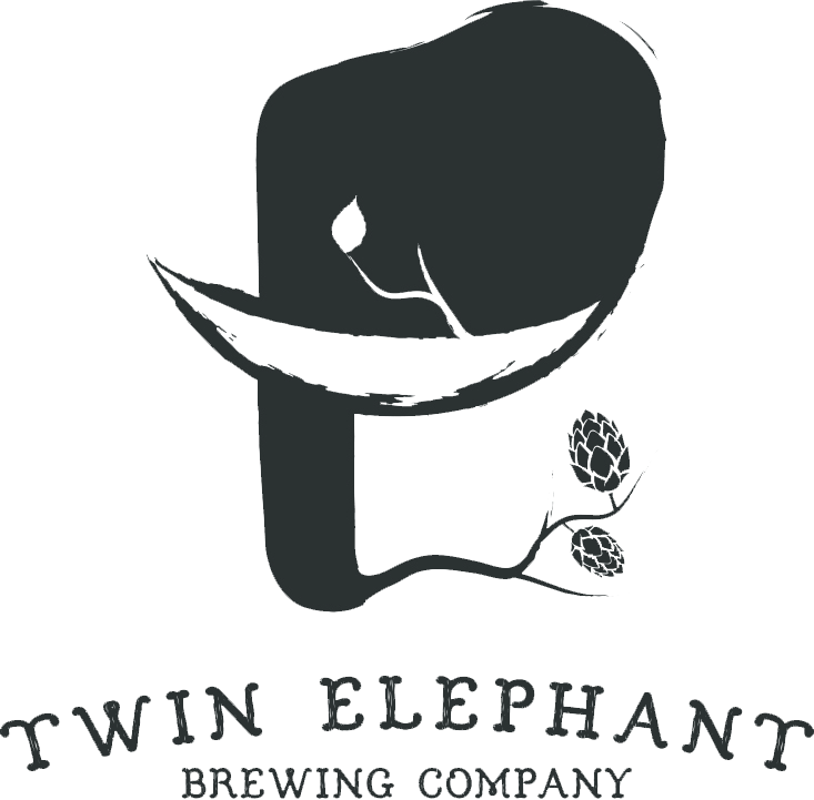 Twin Elephant Set the Vector: Wet Hop Idaho 7 beer Label Full Size