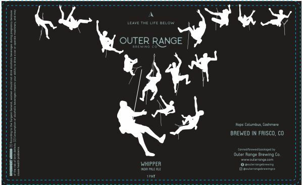 Outer Range Whipper beer Label Full Size
