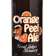 Great Lakes Orange Peel Ale beer Label Full Size