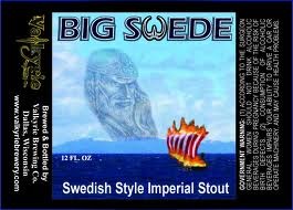 Valkyrie Big Swede beer Label Full Size