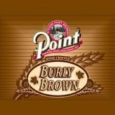 Stevens Point Burly Brown beer Label Full Size