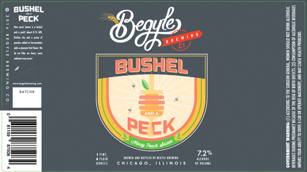 Begyle Bushel And A Peck beer Label Full Size