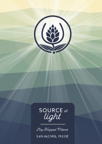 Source of Light beer Label Full Size
