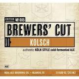 Real Ale Brewer's Cut Kolsch beer