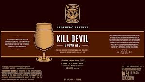 Widmer Brothers Kill Devil '11 beer Label Full Size