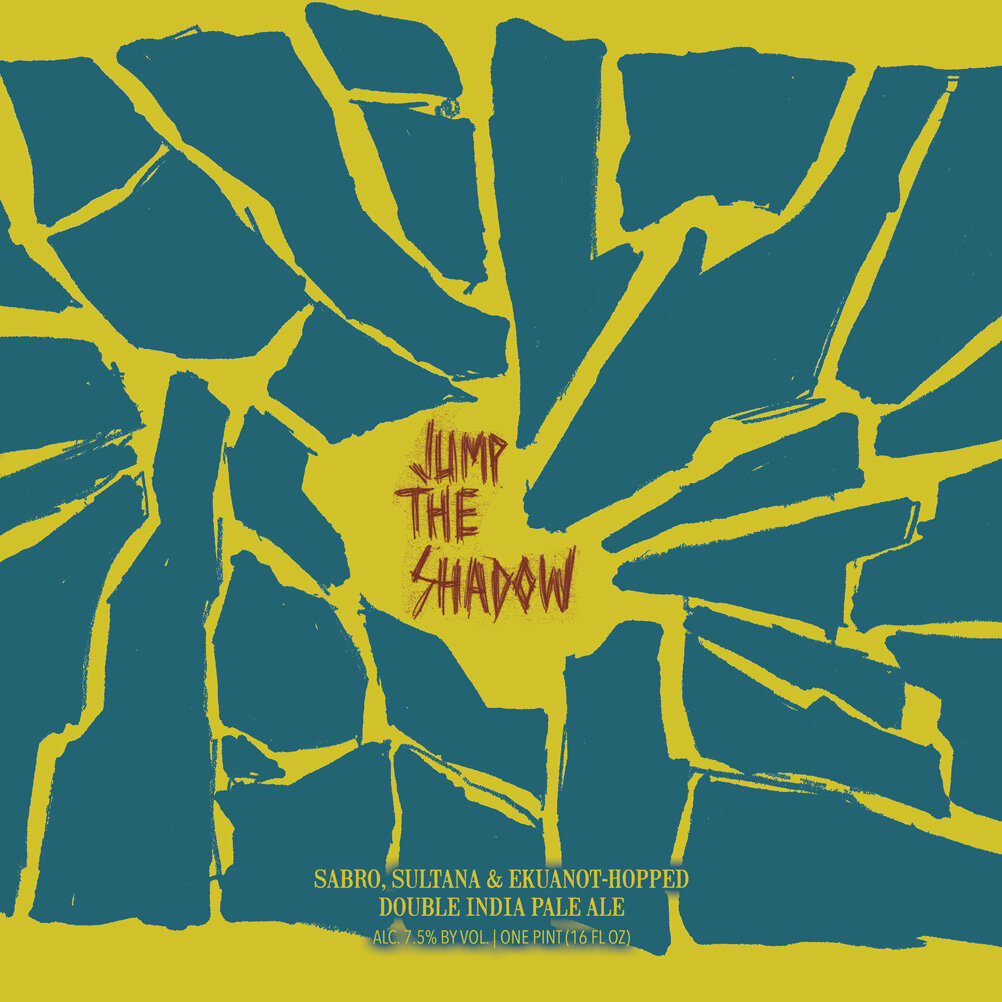 Hop Butcher for the World Jump The Shadow beer Label Full Size