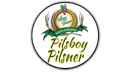 Village Vintner Pilsboy Pilsner beer Label Full Size