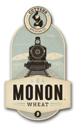 Cutters Monon Wheat beer Label Full Size