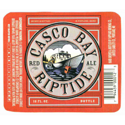 Casco Bay Riptide beer Label Full Size