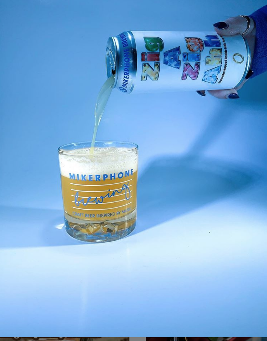 Mikerphone Zig A Zig Ah beer Label Full Size