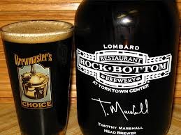 Rock Bottom Yorktown Barrel Aged Oatmeal Stout beer Label Full Size