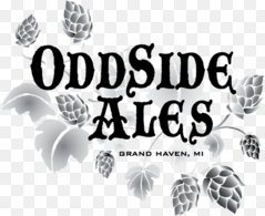 Odd Side Blood Orange Wheat beer Label Full Size