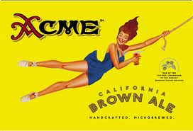 North Coast Acme Brown Ale beer Label Full Size