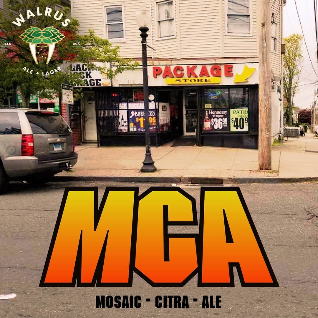 MCA beer Label Full Size