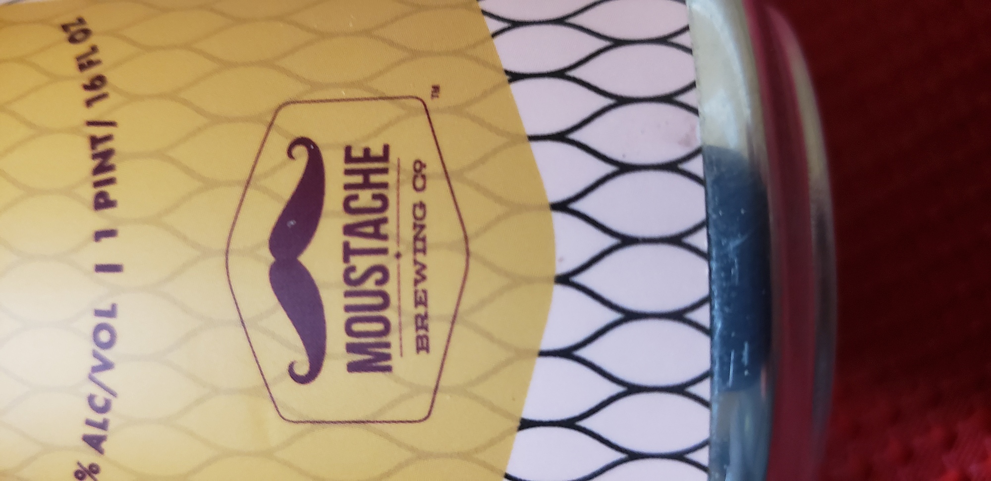 Mustang You'll shoot yo' rye out! beer Label Full Size