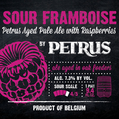 Petrus Sour Framboise beer Label Full Size