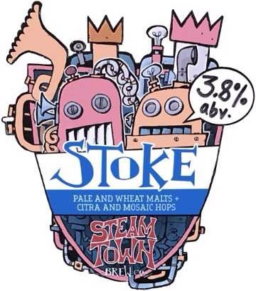 Stoke Pale Ale beer Label Full Size