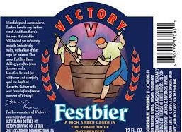 Victory Fall Fest beer Label Full Size