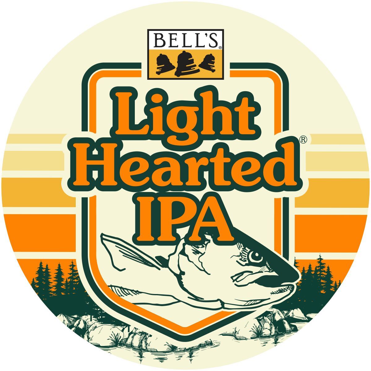 Bell's Light Hearted Ale beer Label Full Size