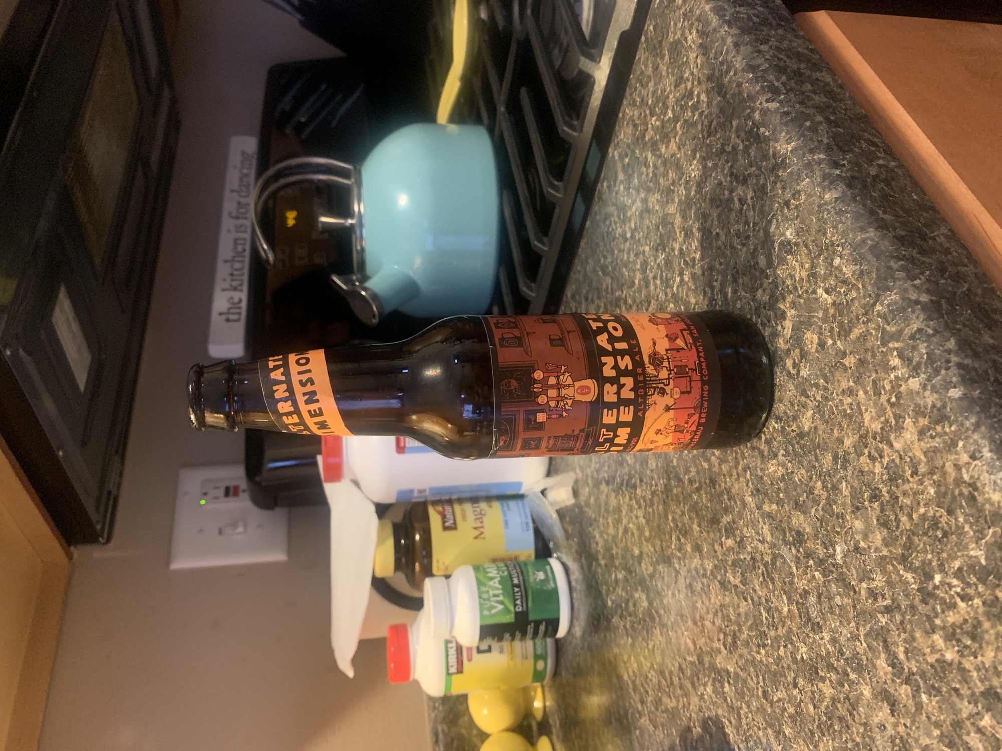 Alternate Dimension beer Label Full Size