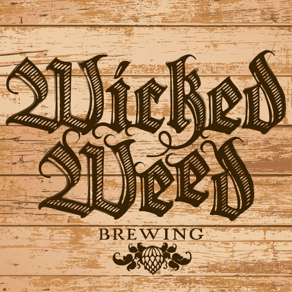 Wicked Weed Oh Be Wicked Wet Hop Ale (Cascade) beer Label Full Size