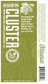 Almanac Fresh Hop IPA Cluster beer Label Full Size
