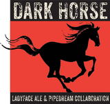 Ladyface/Pipedream Dark Horse Belgian Quad beer