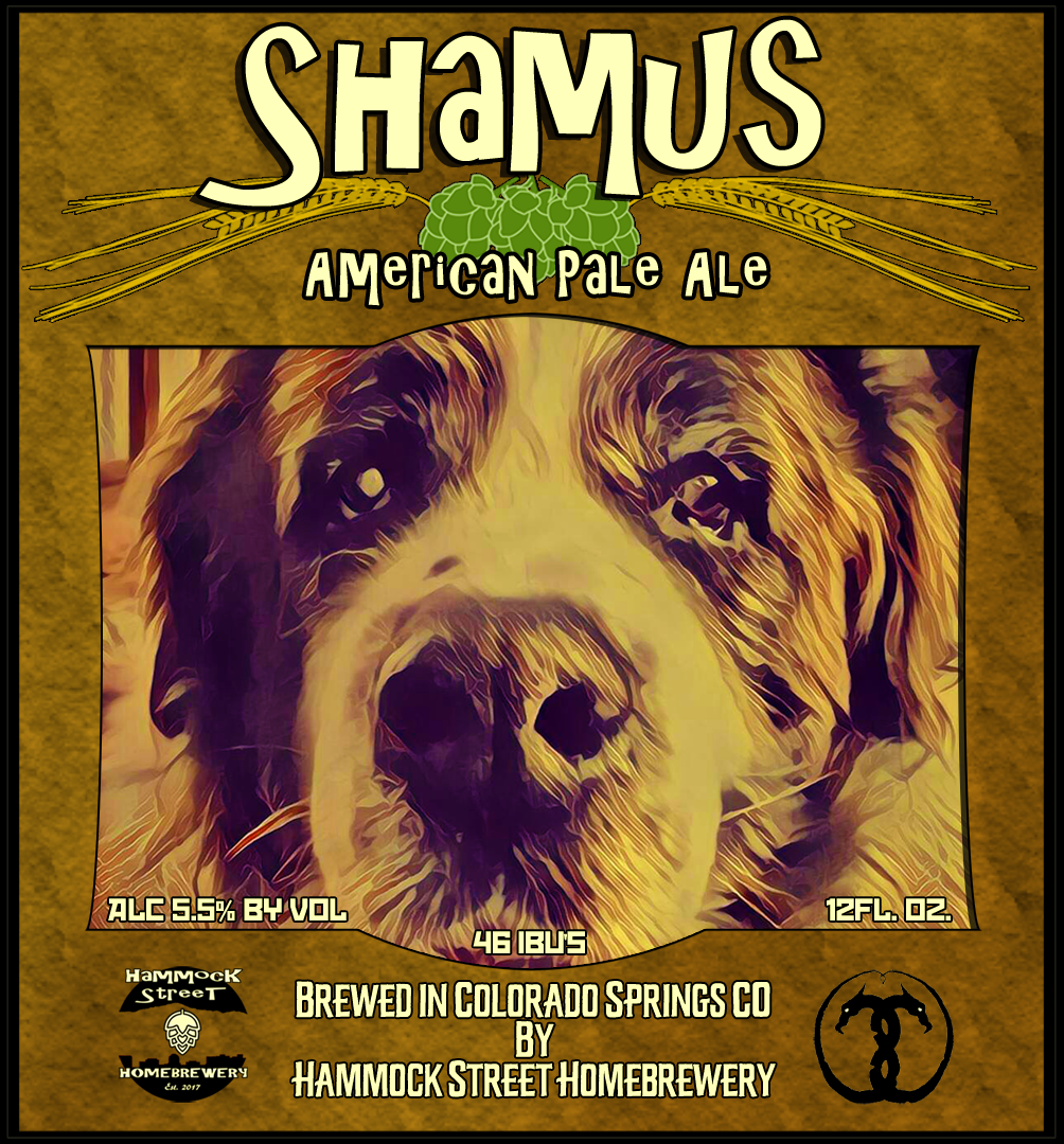 Shamus Pale Ale beer Label Full Size