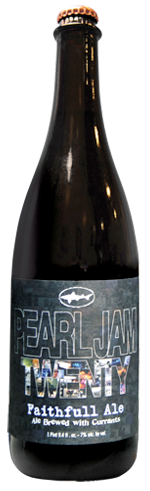 Dogfish Head Pearl Jam Twenty Faithfull Ale 2011 beer Label Full Size