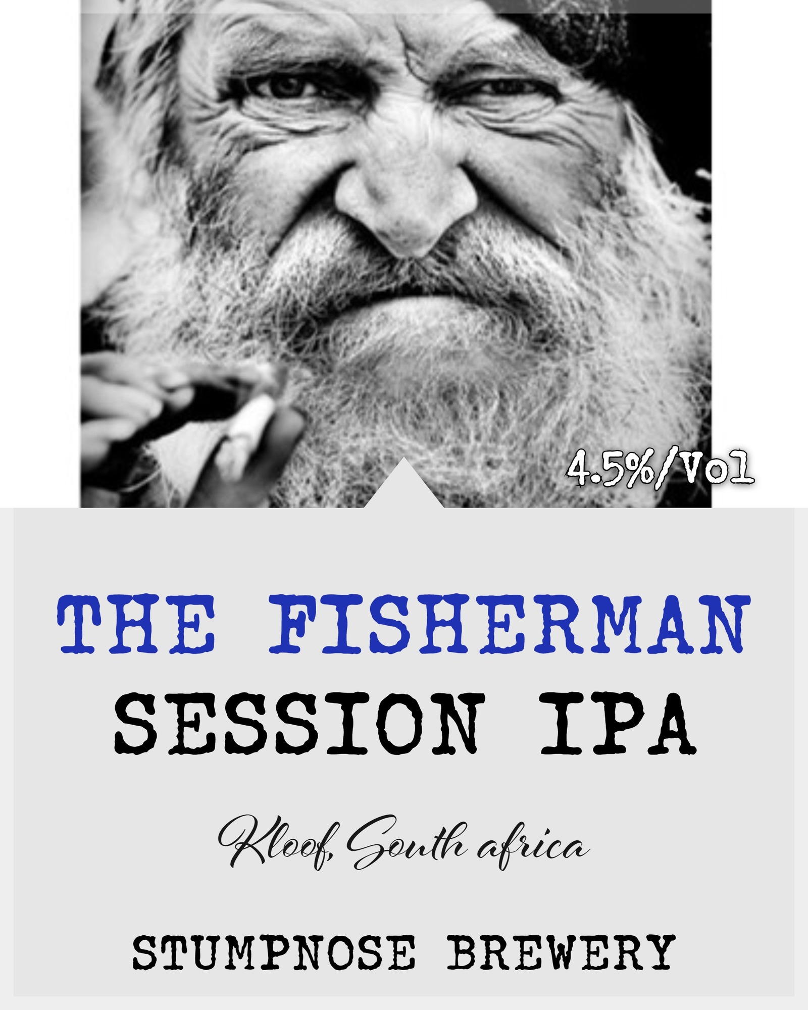 Stumpnose The Fisherman beer Label Full Size