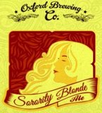 Oxfordshire Sorority Blonde beer