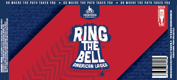 Conshohocken Ring The Bell beer Label Full Size