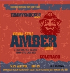 Tommyknocker Vienna-Style Amber beer Label Full Size