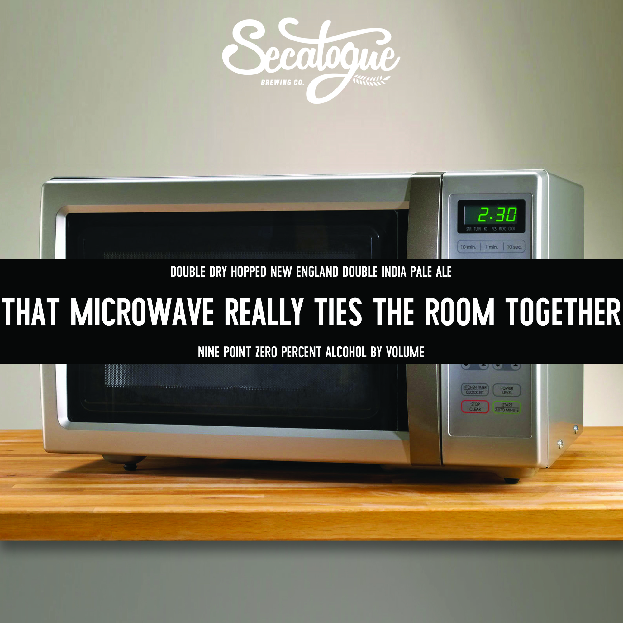 That Microwave Really Ties The Room Together beer Label Full Size
