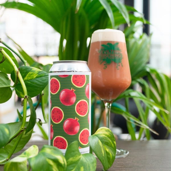 Evil Twin NYC Does Watermelon and Pomegranate Really Work? beer Label Full Size