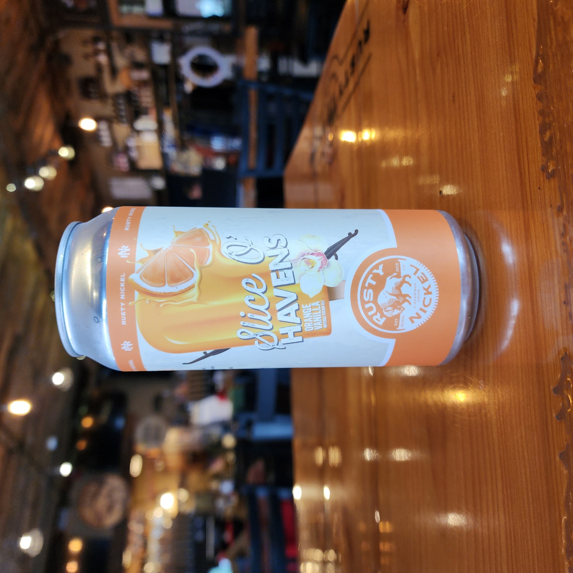 Rusty Nickel Slice O'Havens Orange-Vanilla Imperial Cream Ale beer Label Full Size