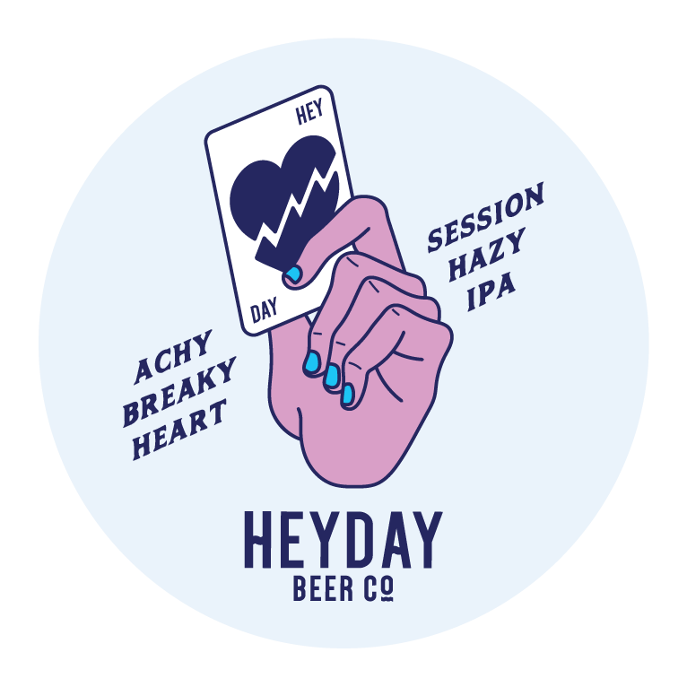 Achy Breaky Heart beer Label Full Size