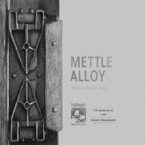 Trillium Mettle Alloy Batch 3 beer Label Full Size