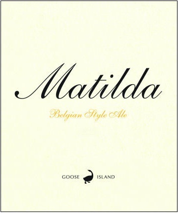 Goose Island Matilda 2013 beer Label Full Size