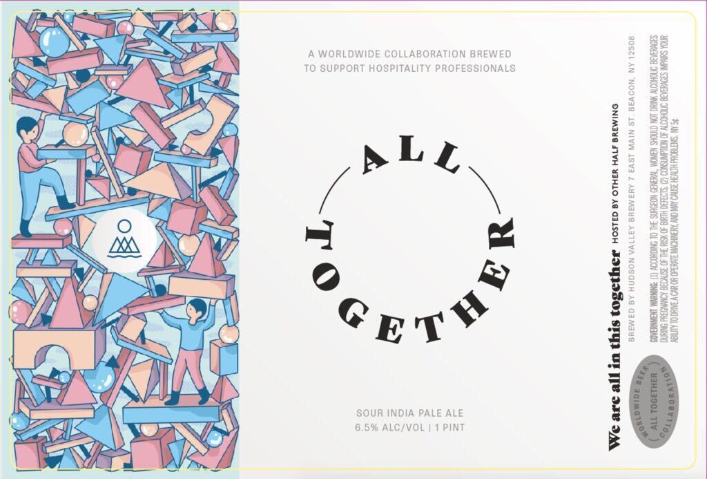Hudson Valley All Together beer Label Full Size