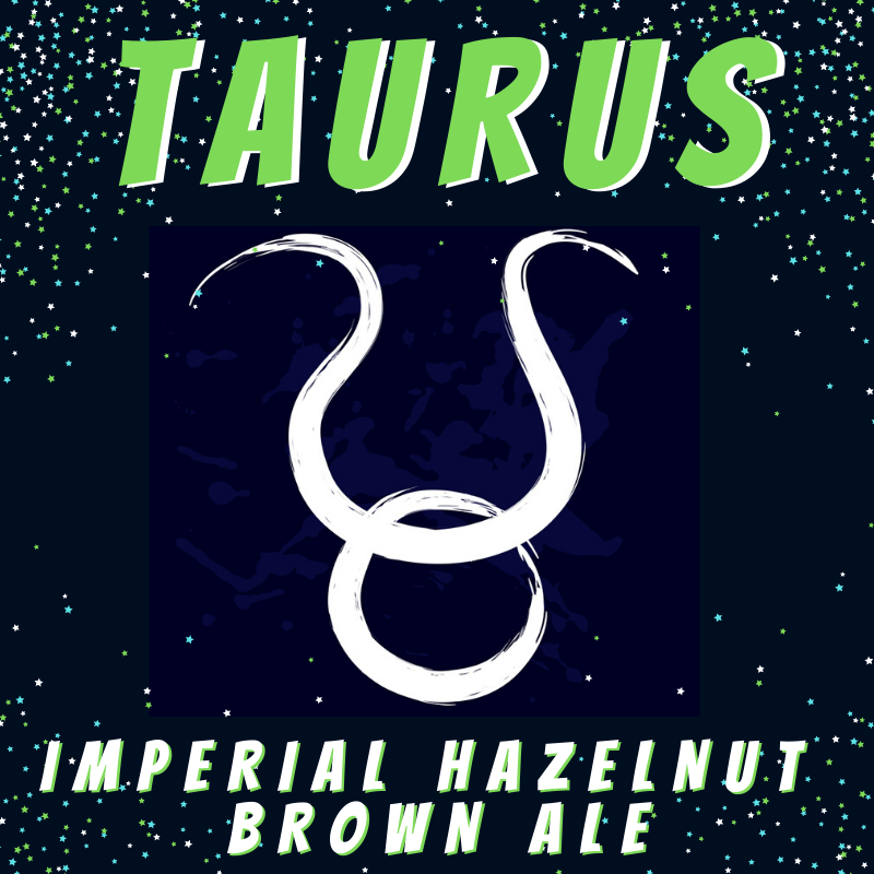 Chafunkta Taurus Imperial Hazelnut Brown Ale beer Label Full Size
