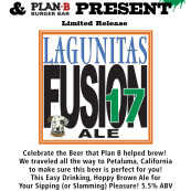 Lagunitas Fusion 17 beer Label Full Size