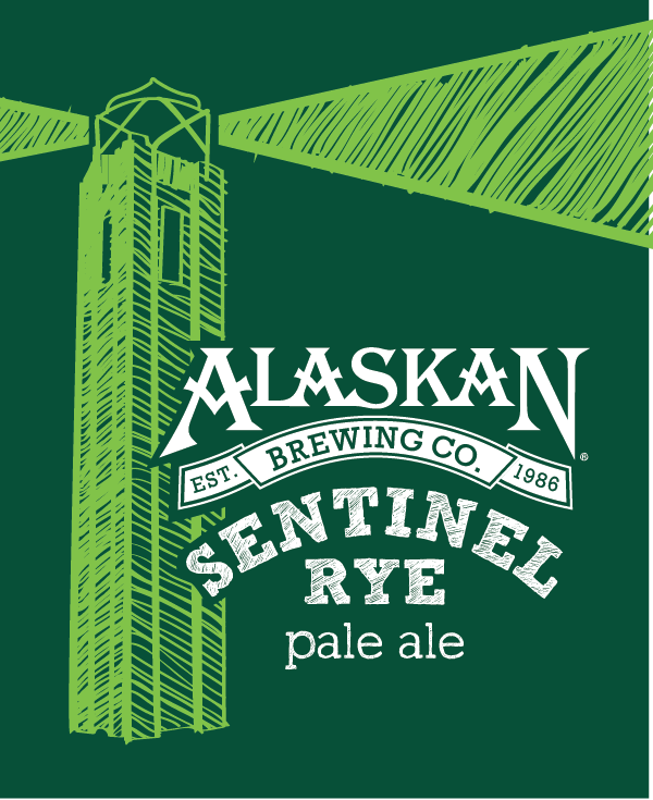 Alaskan Sentinel Rye Pale Ale beer Label Full Size