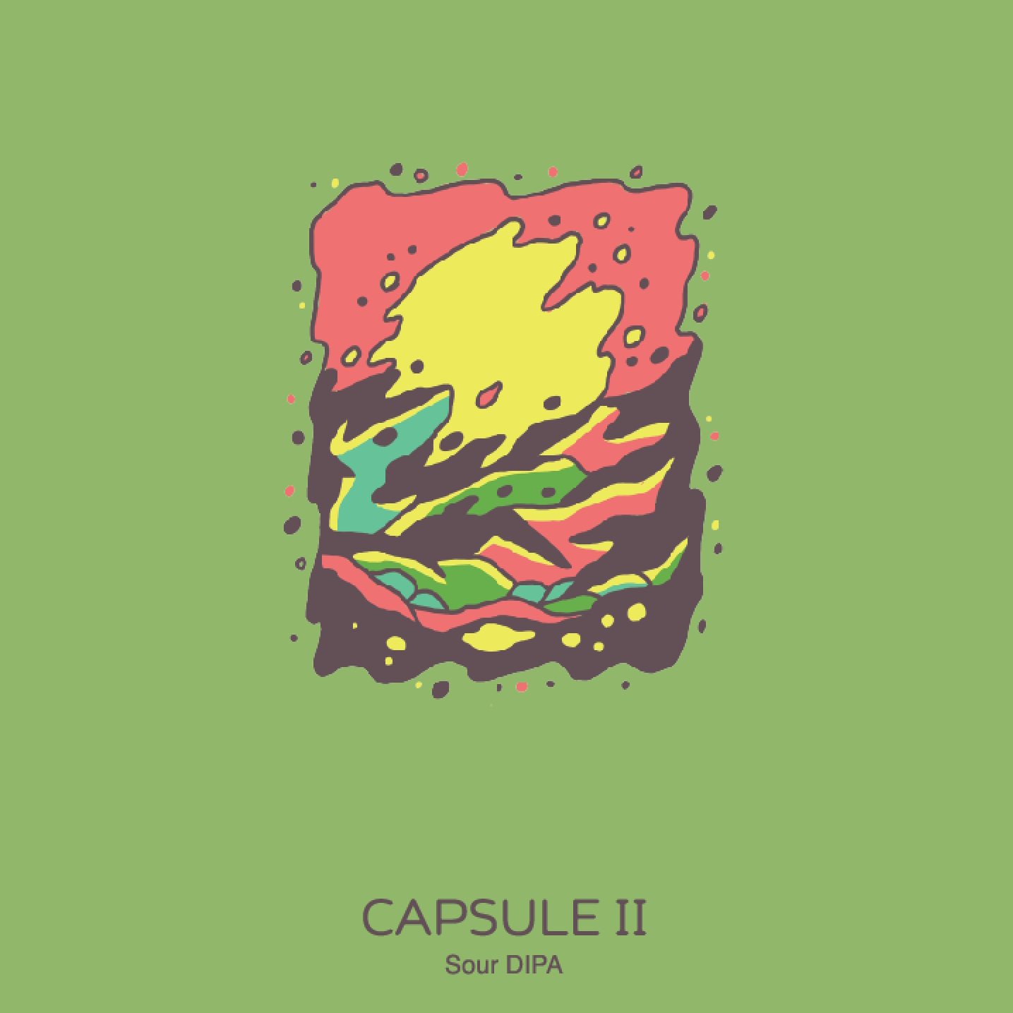 Hudson Valley Capsule II beer Label Full Size