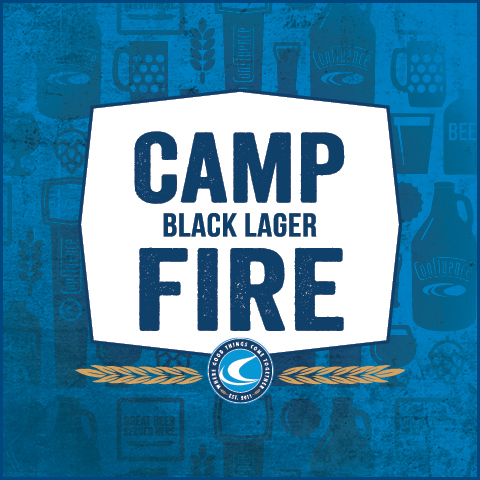 Confluence Campfire Black Lager beer Label Full Size