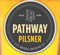 Lift Bridge Pathways Pilsner beer Label Full Size