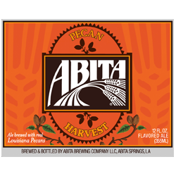 Abita Oak Aged Pecan Harvest Ale beer Label Full Size