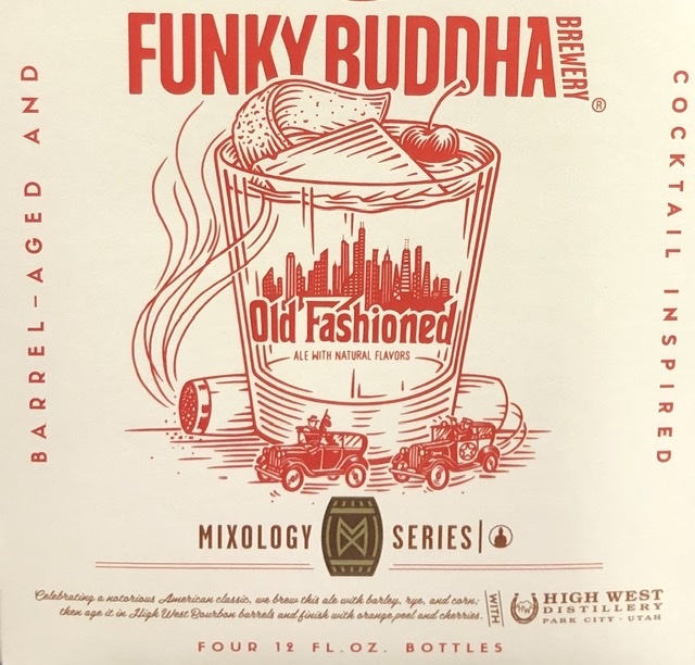 Funky Buddha Old Fashioned beer Label Full Size