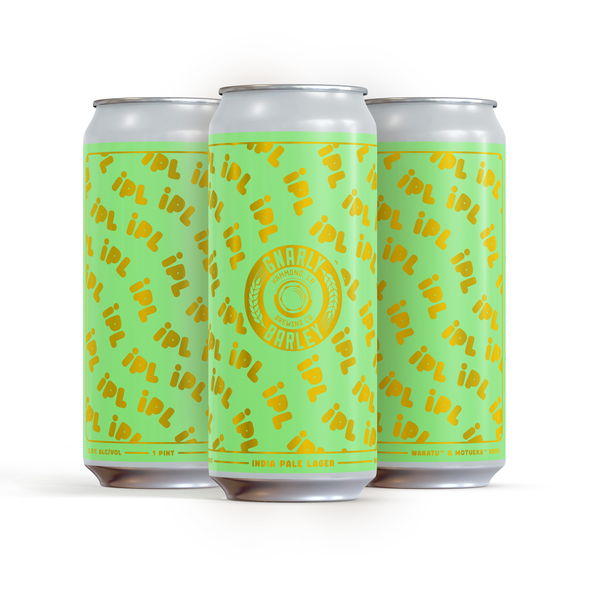 Photo of Gnarly Barley India Pale Lager beer Label