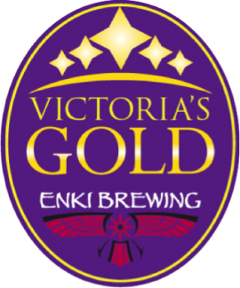 Enki Victoria's Gold beer Label Full Size